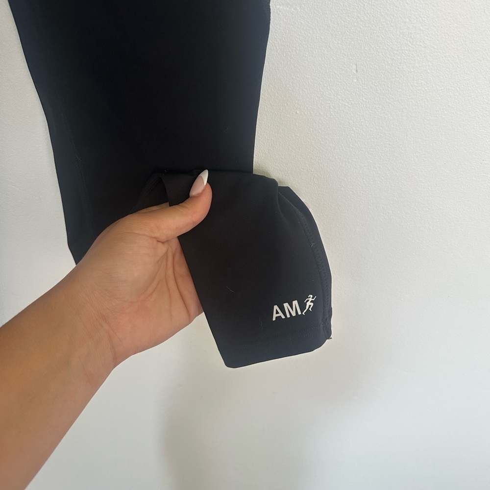 Athletics Motions Black High-Waisted Leggings with Built-In Waist Trainer Size S - Picture 7 of 8
